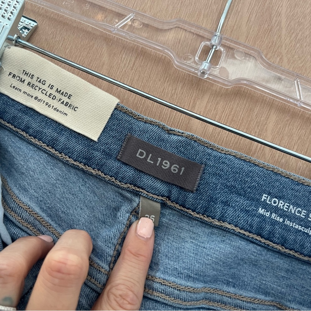 DL1961 Women's Florence Instasculpt Mid Rise Skinny Fit Jean Size 26 - Picture 5 of 7